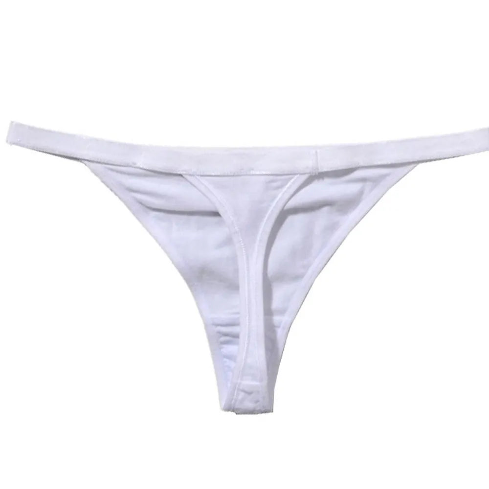RUMILA Cotton & Lace Women’s Panties – Low Waist Soft Briefs & Thongs with Bow Detail