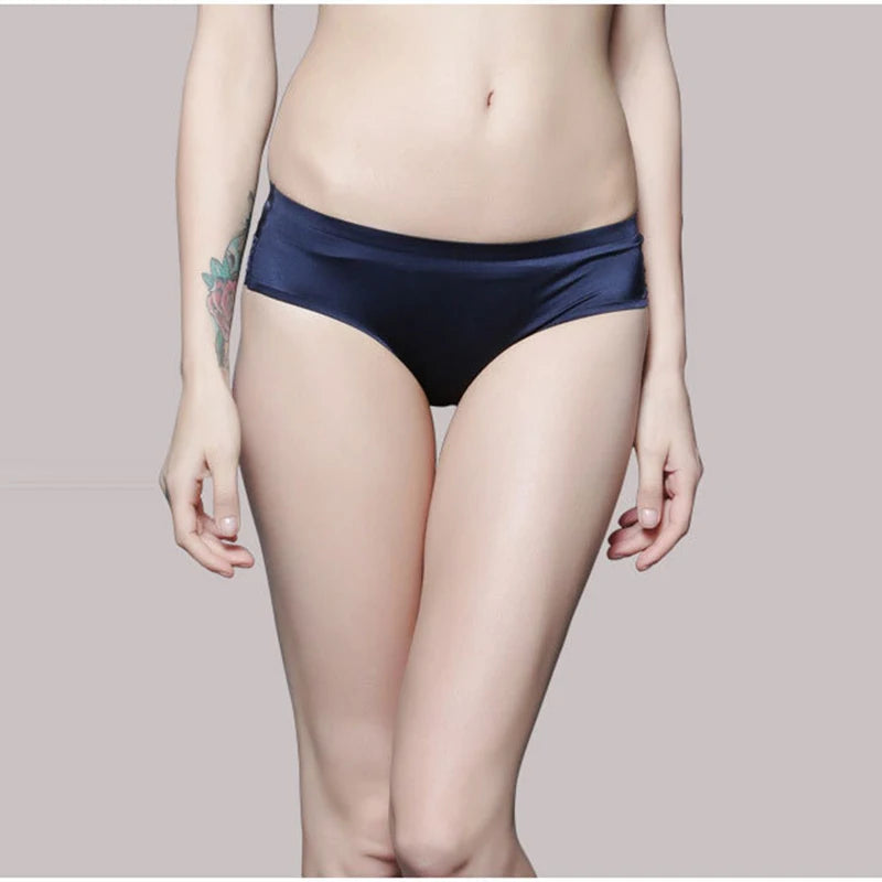 TEXIWAS 4-Pack Women’s Seamless Lace Panties – Cotton Crotch Briefs, Soft & Sexy Underwear Set