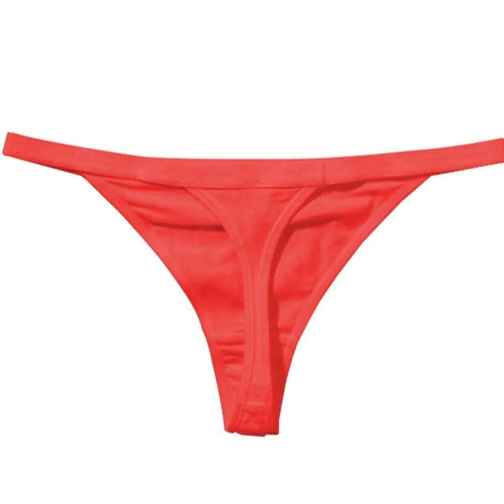 RUMILA Cotton & Lace Women’s Panties – Low Waist Soft Briefs & Thongs with Bow Detail