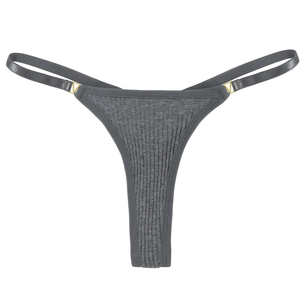 Seamless Cotton G-String Thong – Sexy Low Waist Traceless Women’s Panties