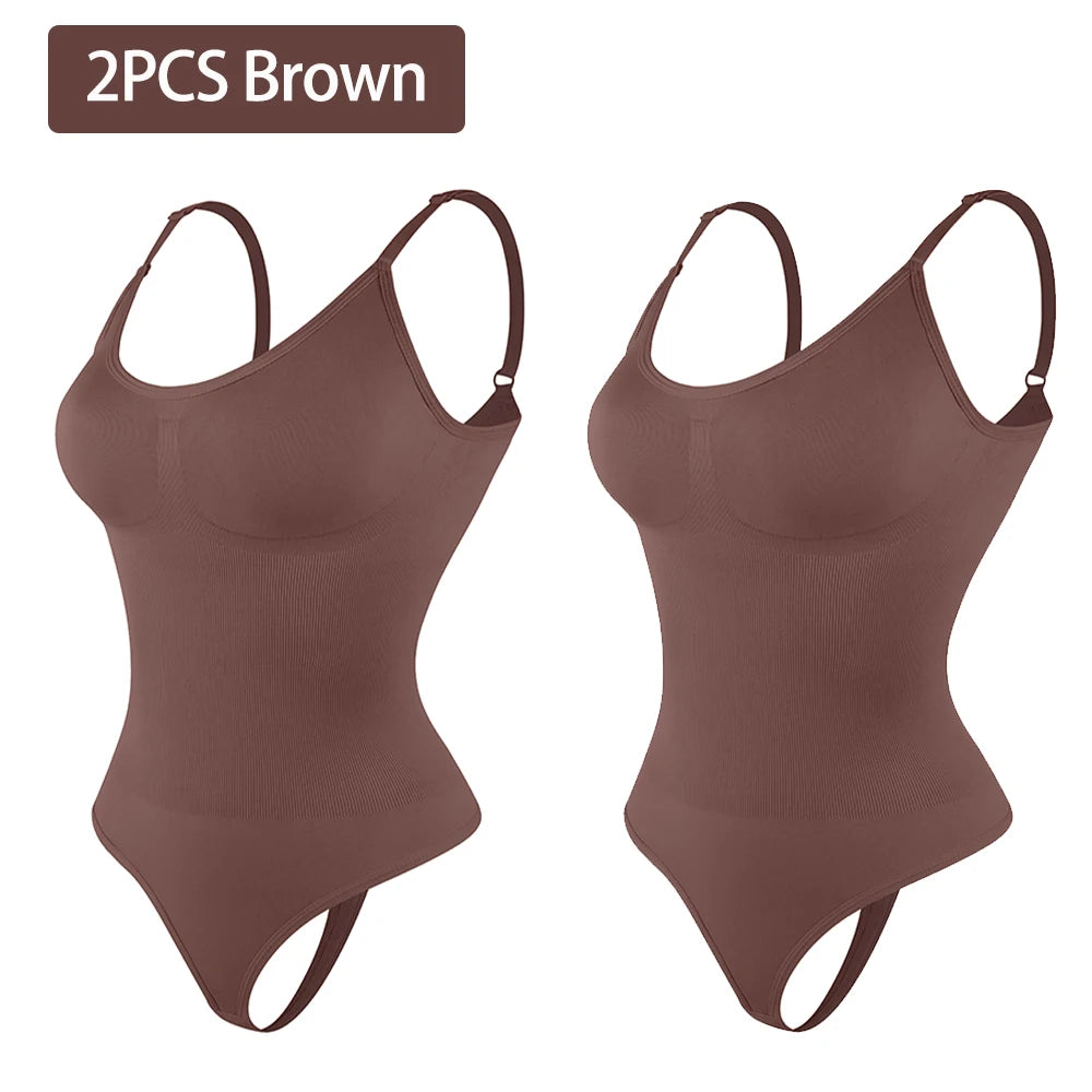 Smoothing Shapewear Bodysuit for Women – Faja Full Body Shaper Thong
