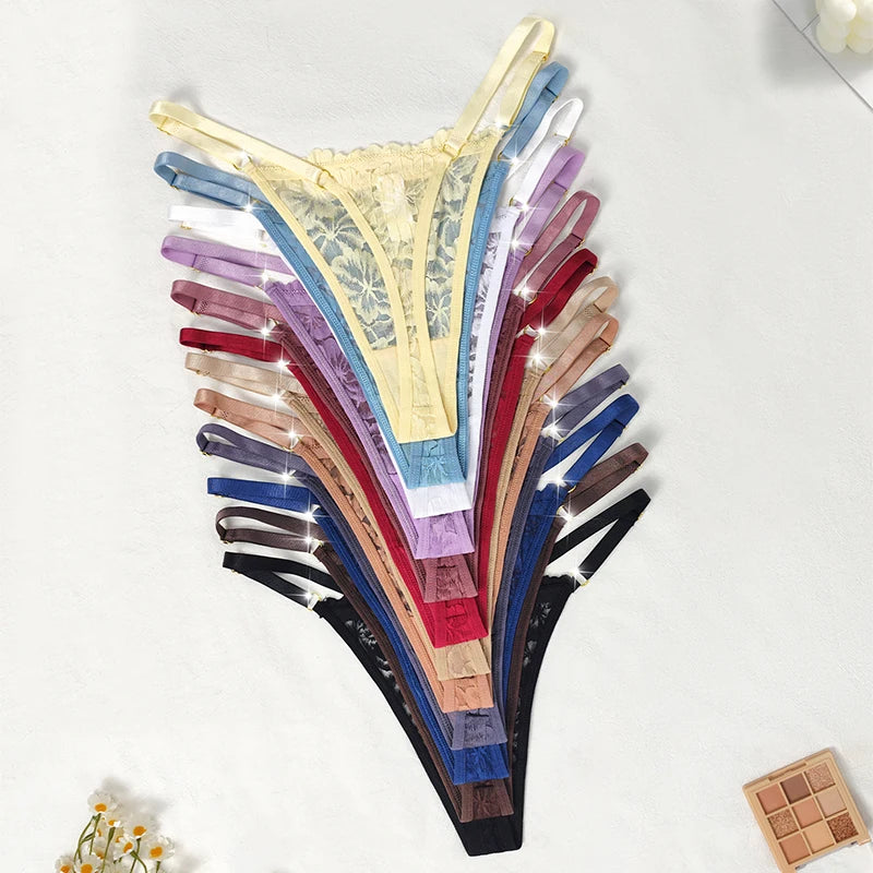 12-Pack Low Rise G-String Thongs – Breathable Women’s Lingerie Set
