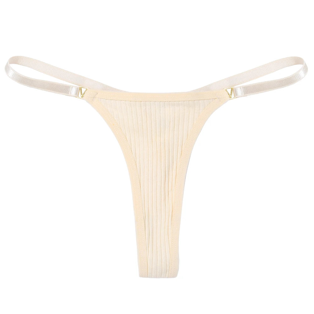 Seamless Cotton G-String Thong – Sexy Low Waist Traceless Women’s Panties
