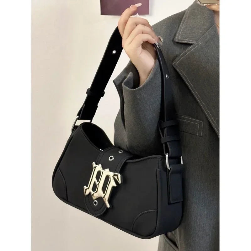 Casual Luxury Handbag for Women – PU Nubuck Soft Designer Shoulder Bag 2025