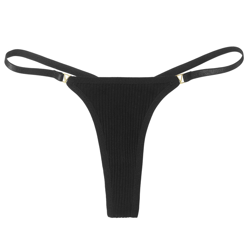 Seamless Cotton G-String Thong – Sexy Low Waist Traceless Women’s Panties