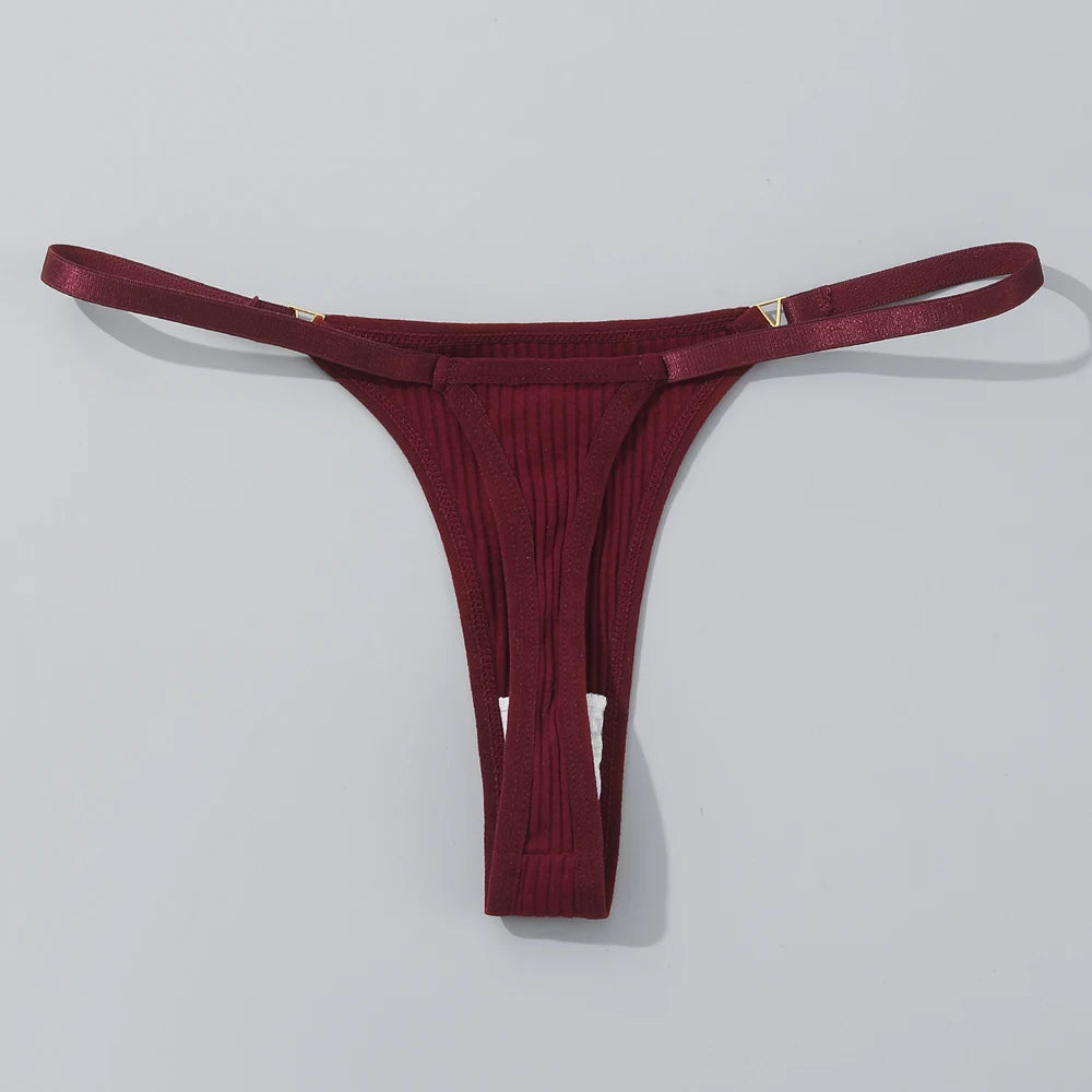 Seamless Cotton G-String Thong – Sexy Low Waist Traceless Women’s Panties