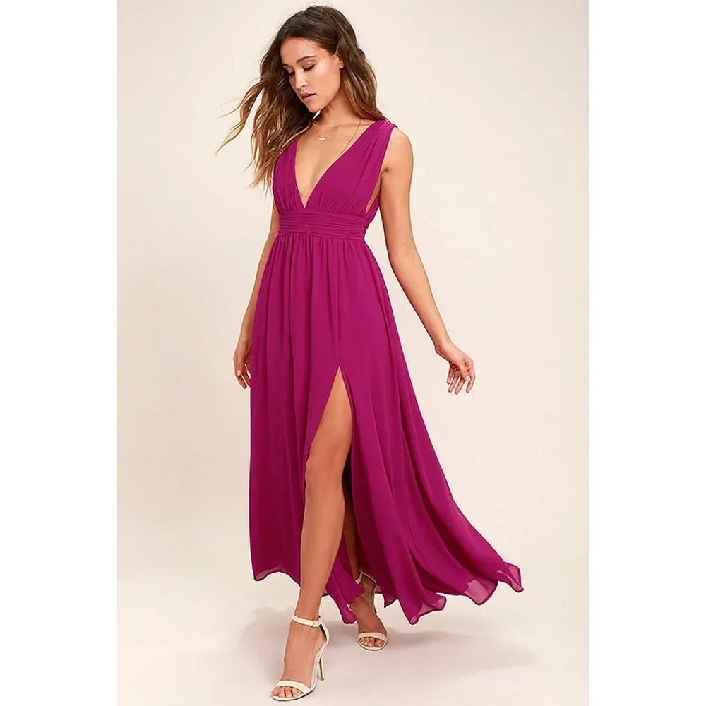 Multicolor Backless Mesh Maxi Dress – Sexy Bodycon Summer Evening Dress for Women
