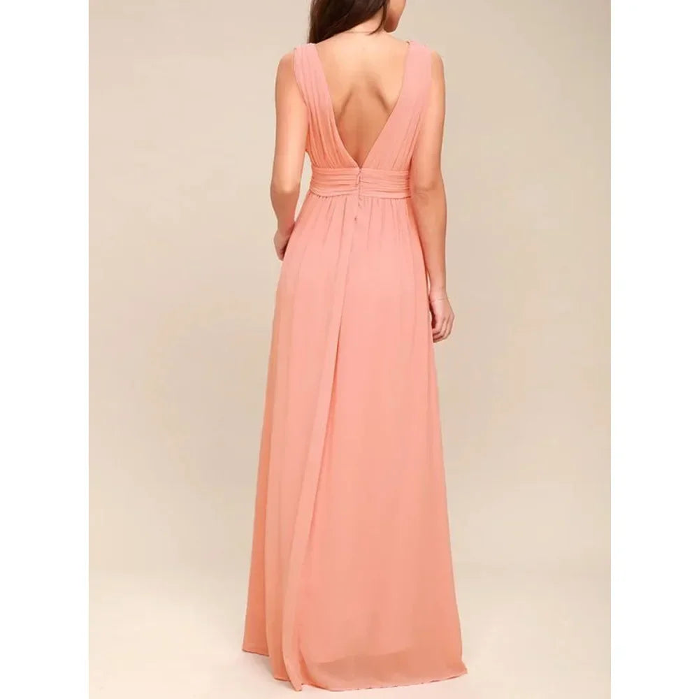 Multicolor Backless Mesh Maxi Dress – Sexy Bodycon Summer Evening Dress for Women