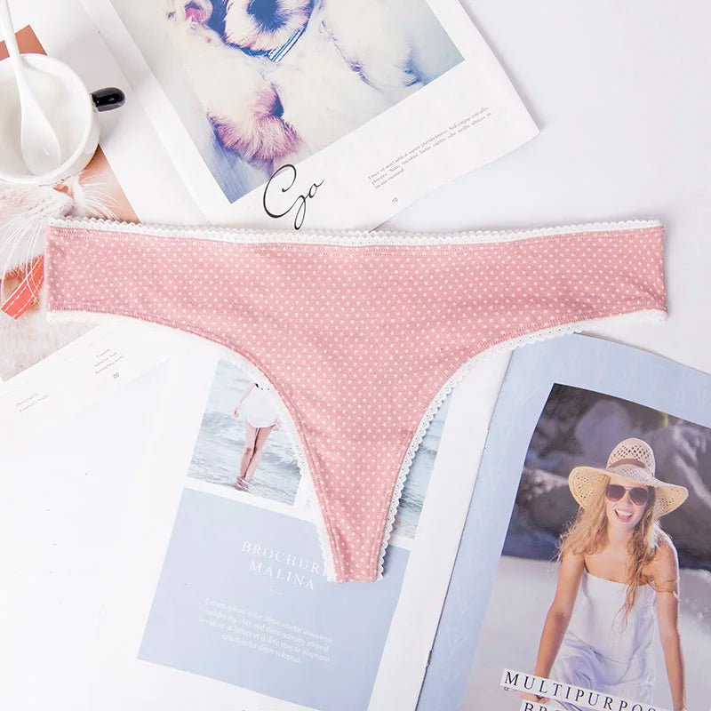 Cotton Sexy Thong Women Low Waist Comfortable Bikini Underwear MODIVA