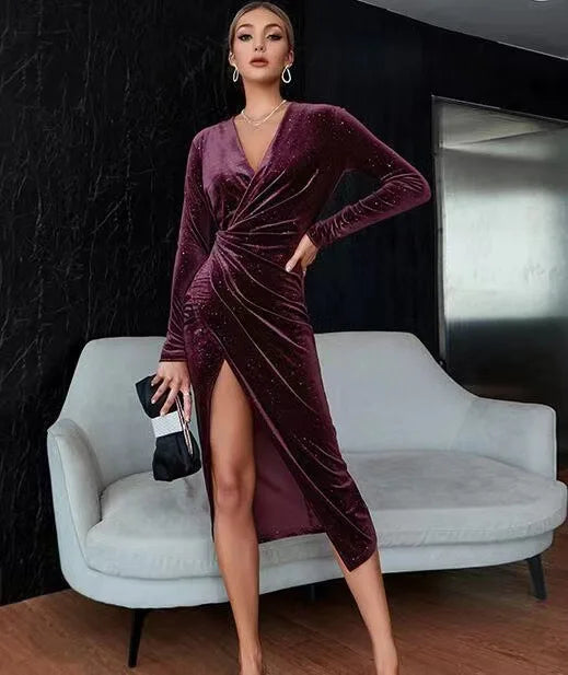 Candyhot Sexy Halter Backless Mini Dress – Elegant Ruched Sleeveless Bodycon Party Outfit