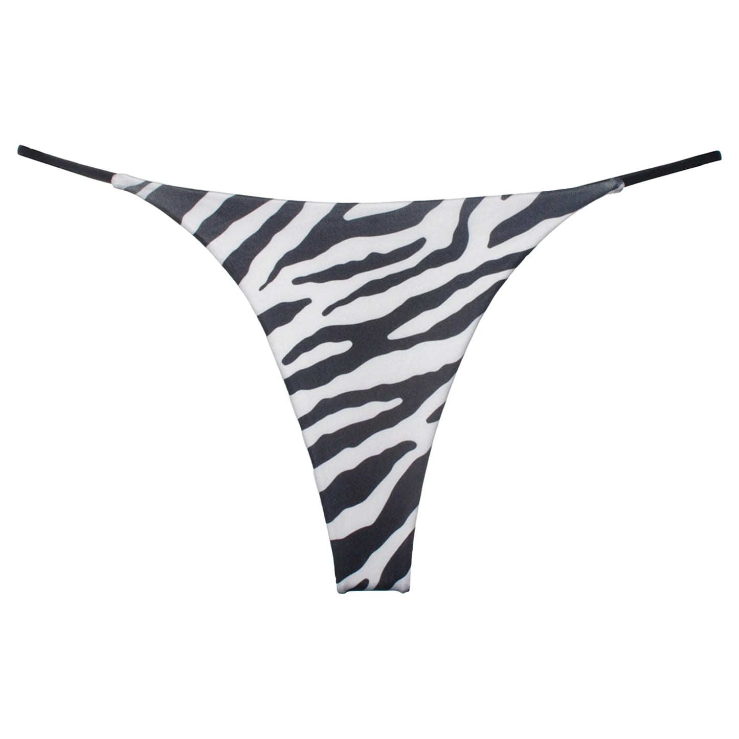 Low Rise Thong Bikini Bottom – Women's T-Back Swimwear for Sunbathing & Beachwear