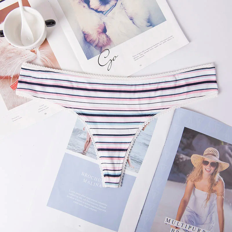 Cotton Sexy Thong Women Low Waist Comfortable Bikini Underwear MODIVA