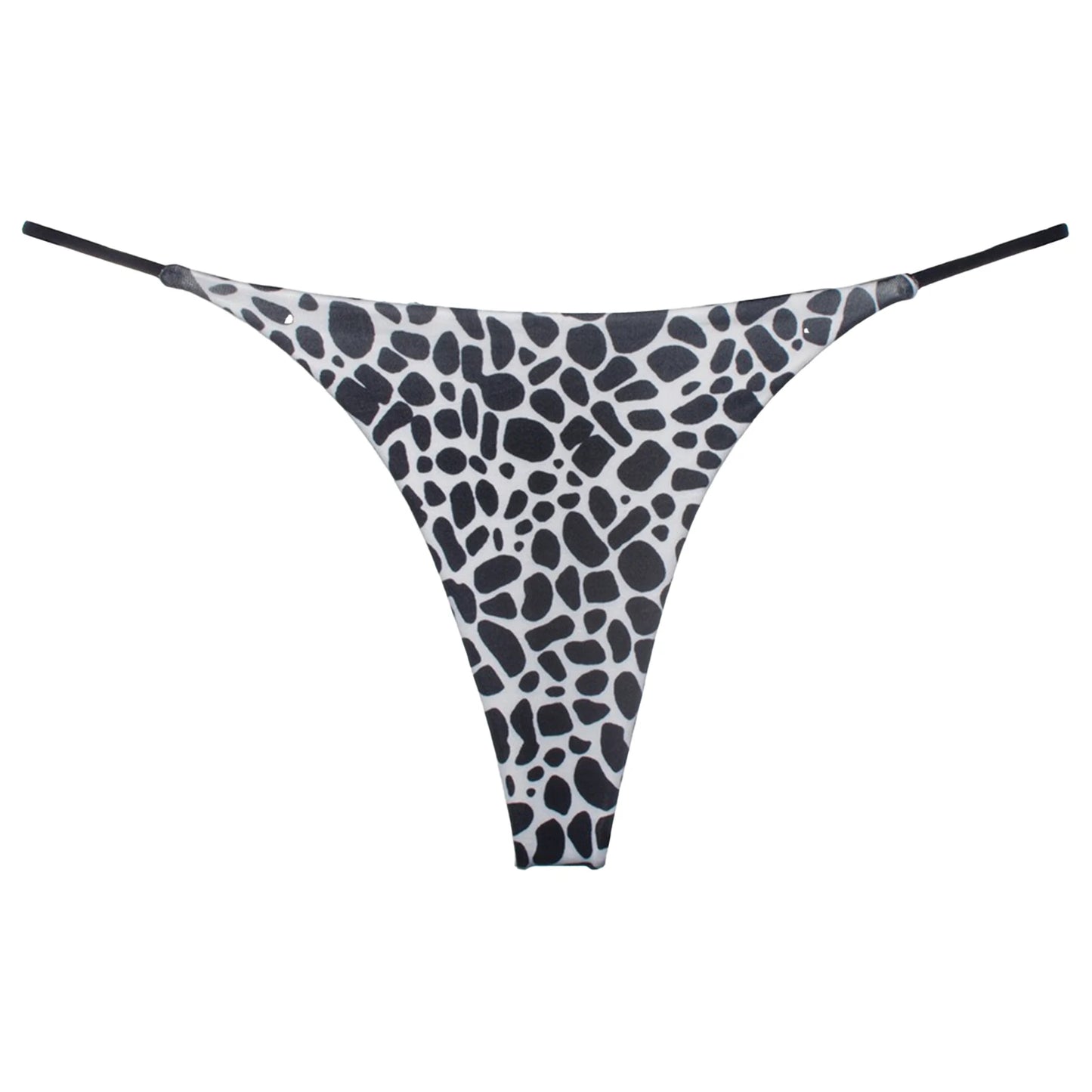 Low Rise Thong Bikini Bottom – Women's T-Back Swimwear for Sunbathing & Beachwear