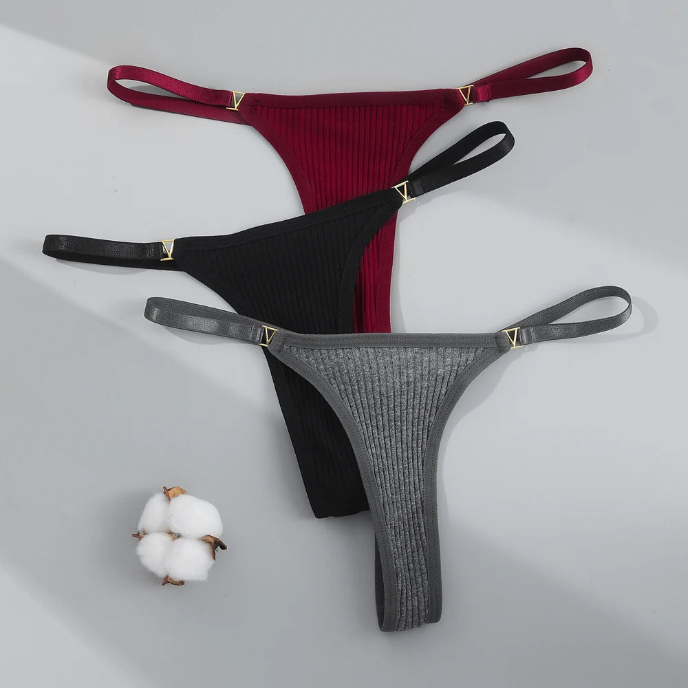 Seamless Cotton G-String Thong – Sexy Low Waist Traceless Women’s Panties