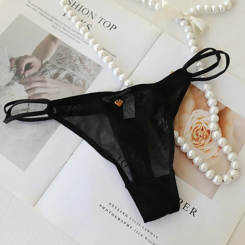 Anime Thong Y2K Hello Kitty Style – Kawaii Sanrio-Inspired Low Waist Sexy Panties for Women