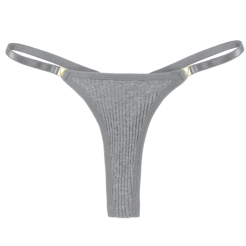 Seamless Cotton G-String Thong – Sexy Low Waist Traceless Women’s Panties