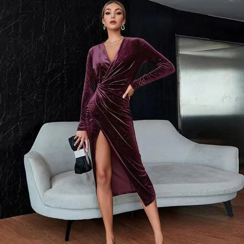 Candyhot Sexy Halter Backless Mini Dress – Elegant Ruched Sleeveless Bodycon Party Outfit