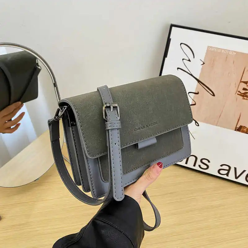 Crossbody bag for women, new matte PU small square bag, chic women's crossbody bag, shoulder bag, hot selling