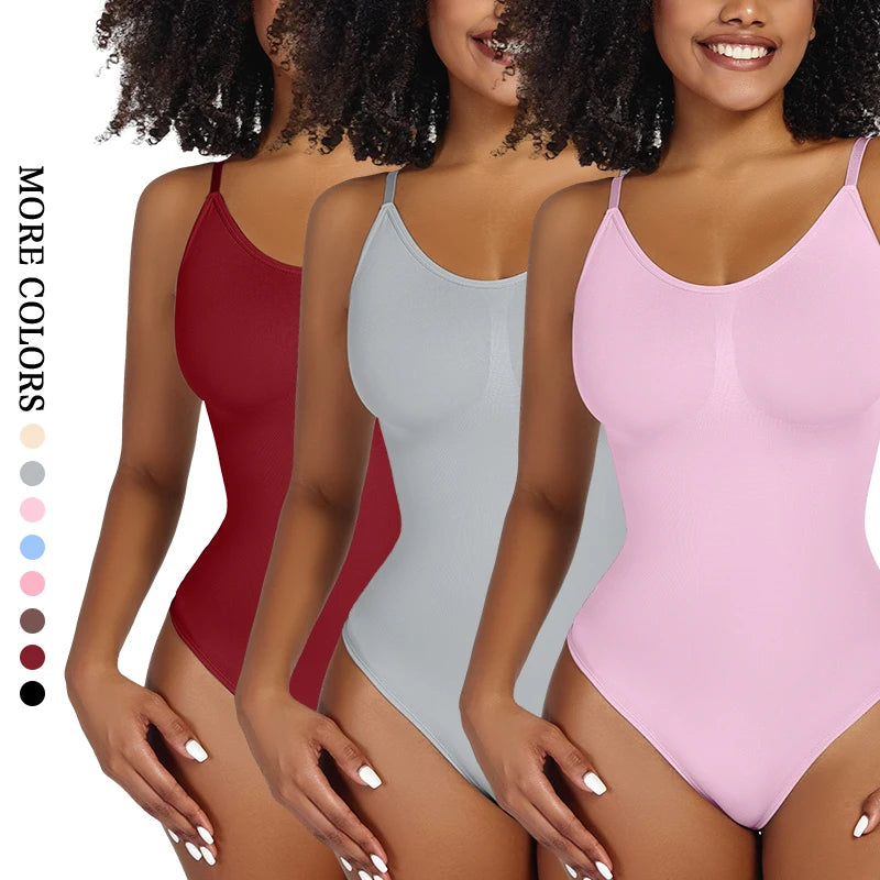 Smoothing Shapewear Bodysuit for Women – Faja Full Body Shaper Thong