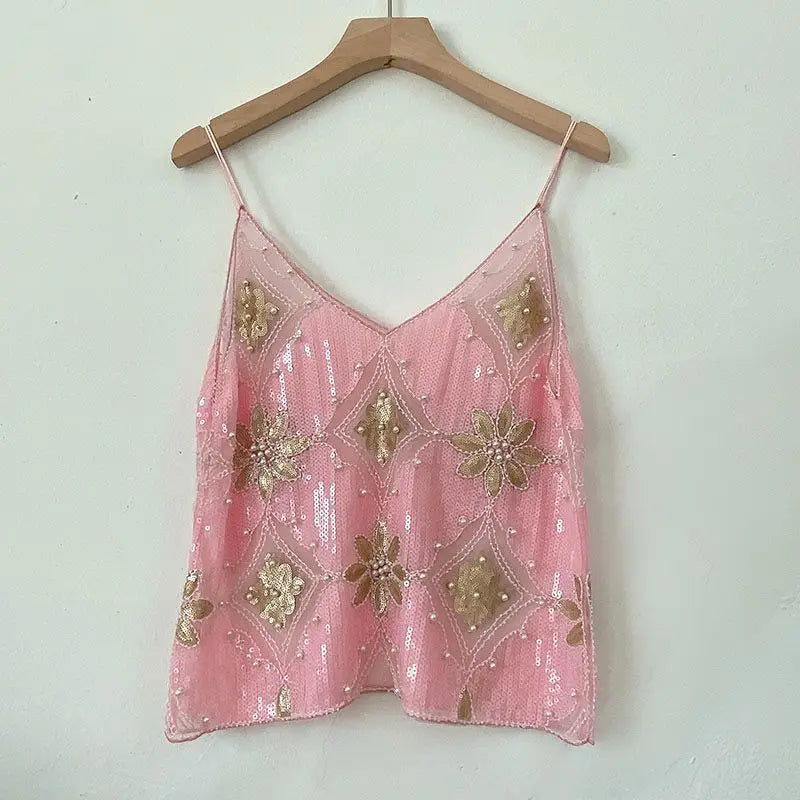 Floral A-Line Dress – Short Sleeve High Waist Summer Chic Style | MODIVA