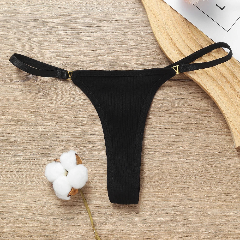 Seamless Cotton G-String Thong – Sexy Low Waist Traceless Women’s Panties