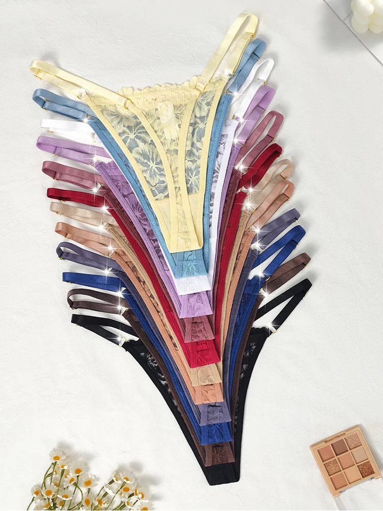 12-Pack Low Rise G-String Thongs – Breathable Women’s Lingerie Set