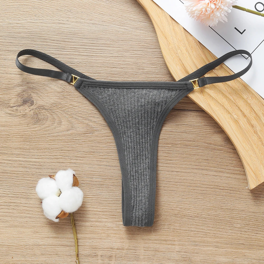 Seamless Cotton G-String Thong – Sexy Low Waist Traceless Women’s Panties