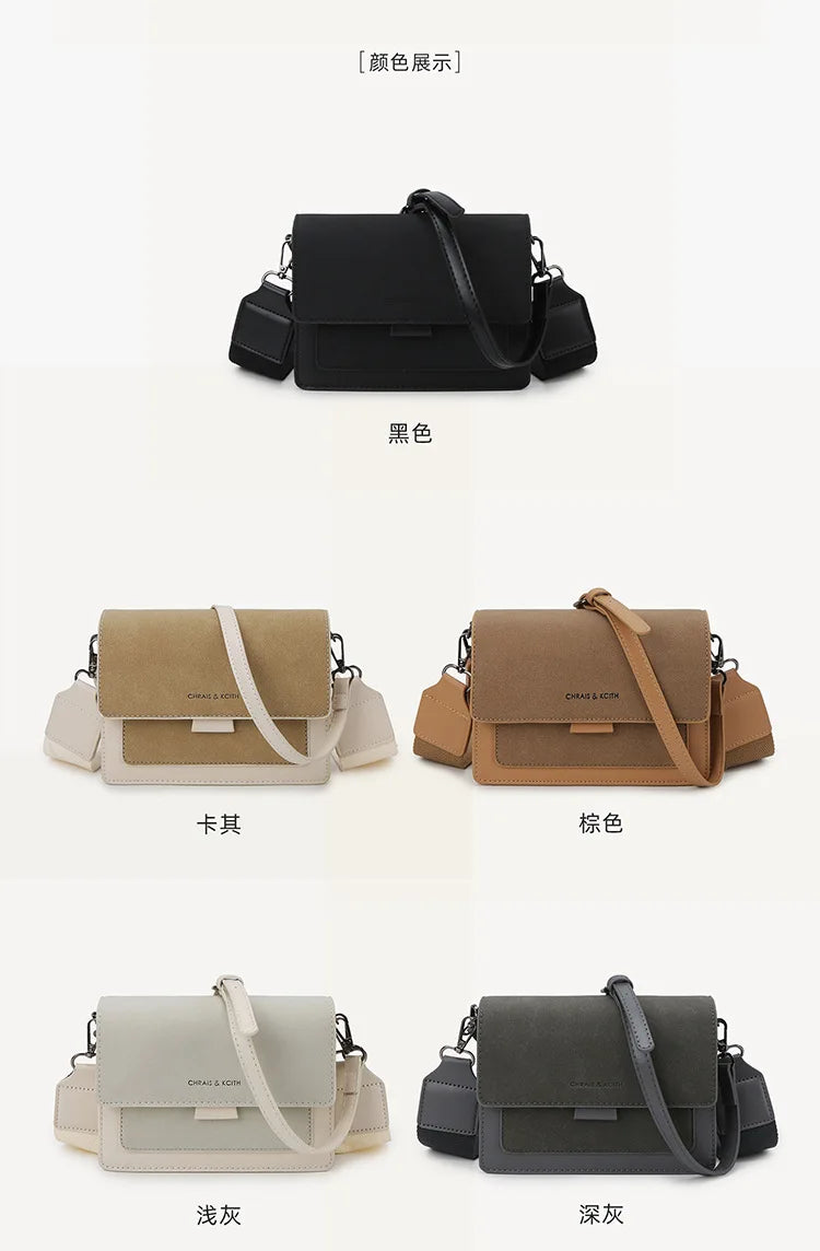 Crossbody bag for women, new matte PU small square bag, chic women's crossbody bag, shoulder bag, hot selling