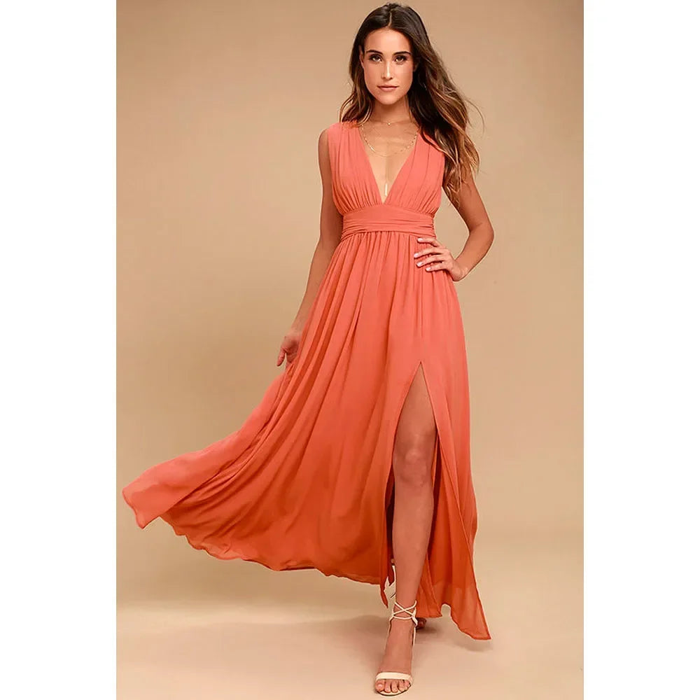Multicolor Backless Mesh Maxi Dress – Sexy Bodycon Summer Evening Dress for Women