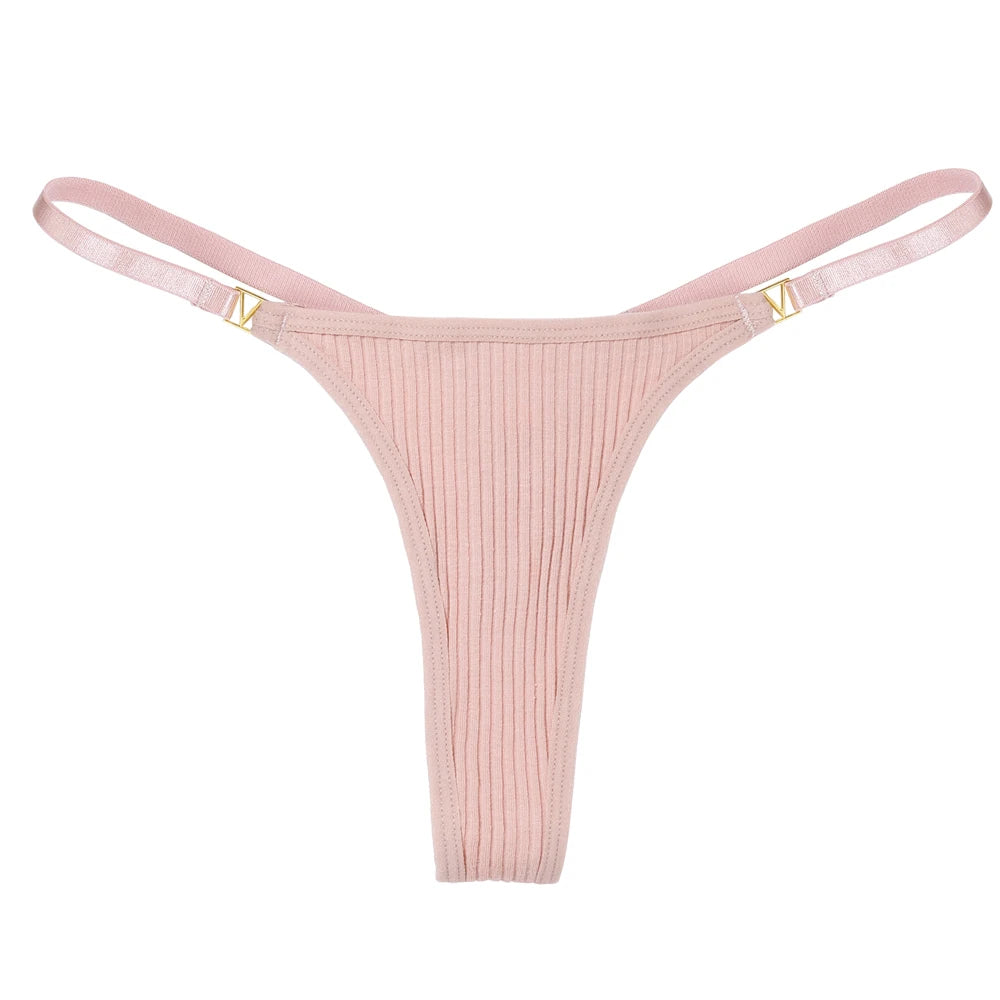 Seamless Cotton G-String Thong – Sexy Low Waist Traceless Women’s Panties