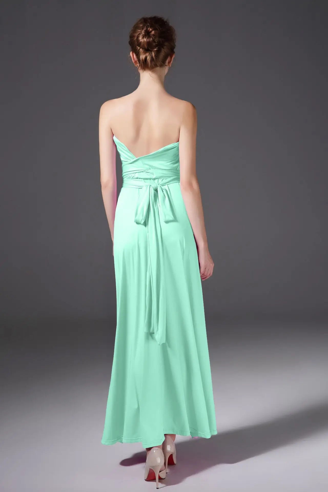 Boho Multiway Backless Maxi Dress – Convertible Bridesmaid & Party Gown