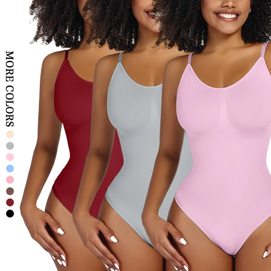 Smoothing Shapewear Bodysuit for Women – Faja Full Body Shaper Thong