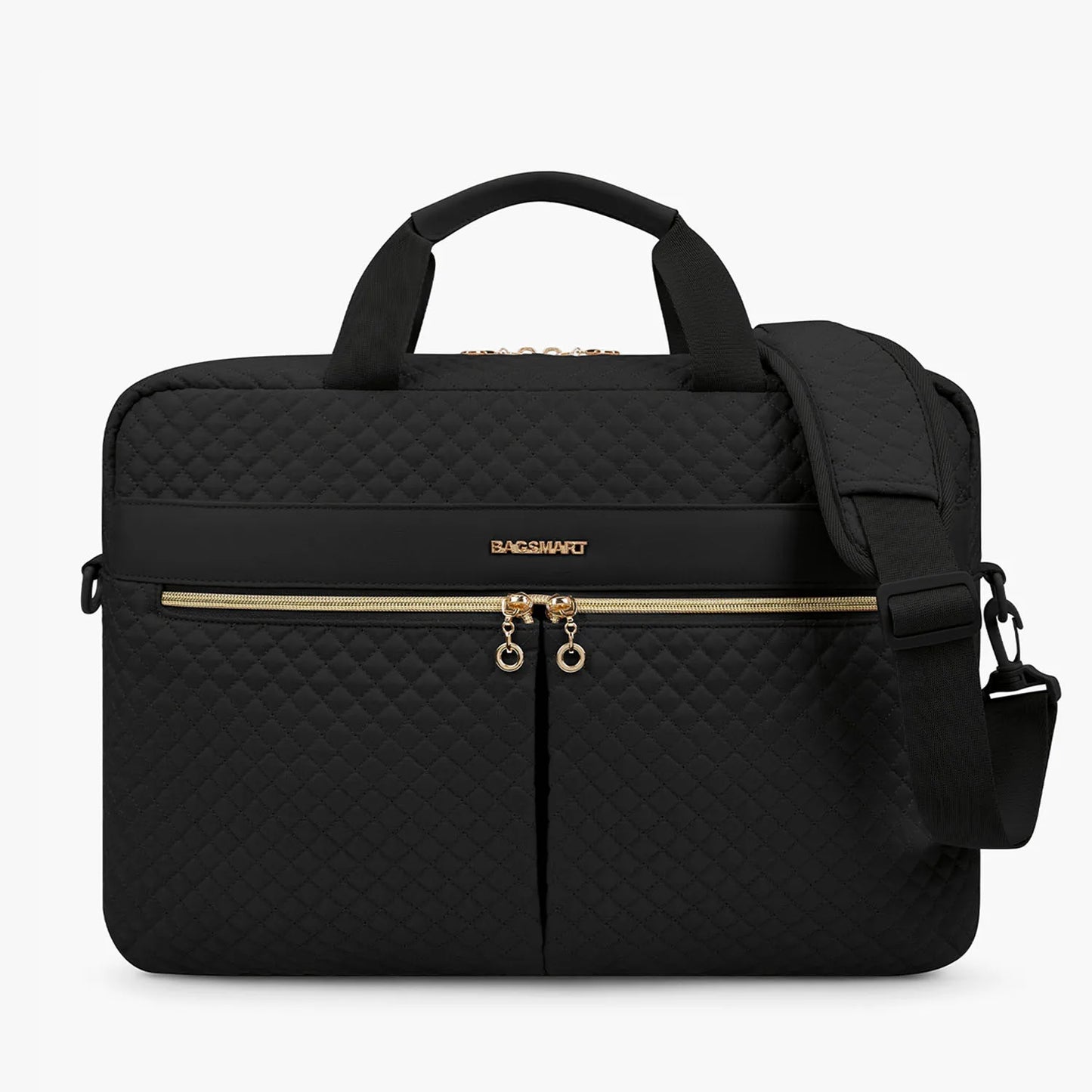 BAGSMART Women's Laptop Bag – Fits 13'' to 17.3'' MacBook, Stylish Waterproof Work Tote with Organizer Pockets