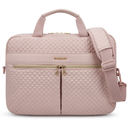 BAGSMART Women's Laptop Bag – Fits 13'' to 17.3'' MacBook, Stylish Waterproof Work Tote with Organizer Pockets